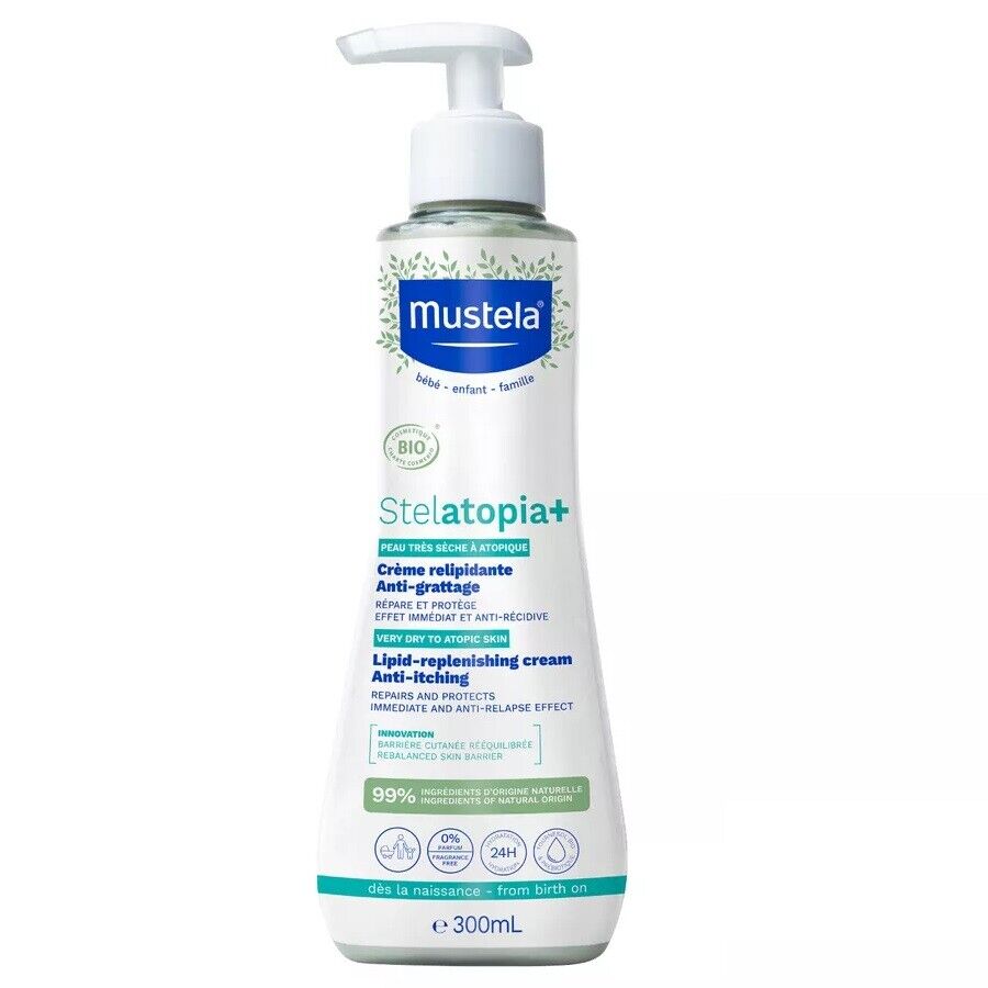 MUSTELA Stelatopia+ Lipid-Replenishing Anti-Itching Cream 300 ml
